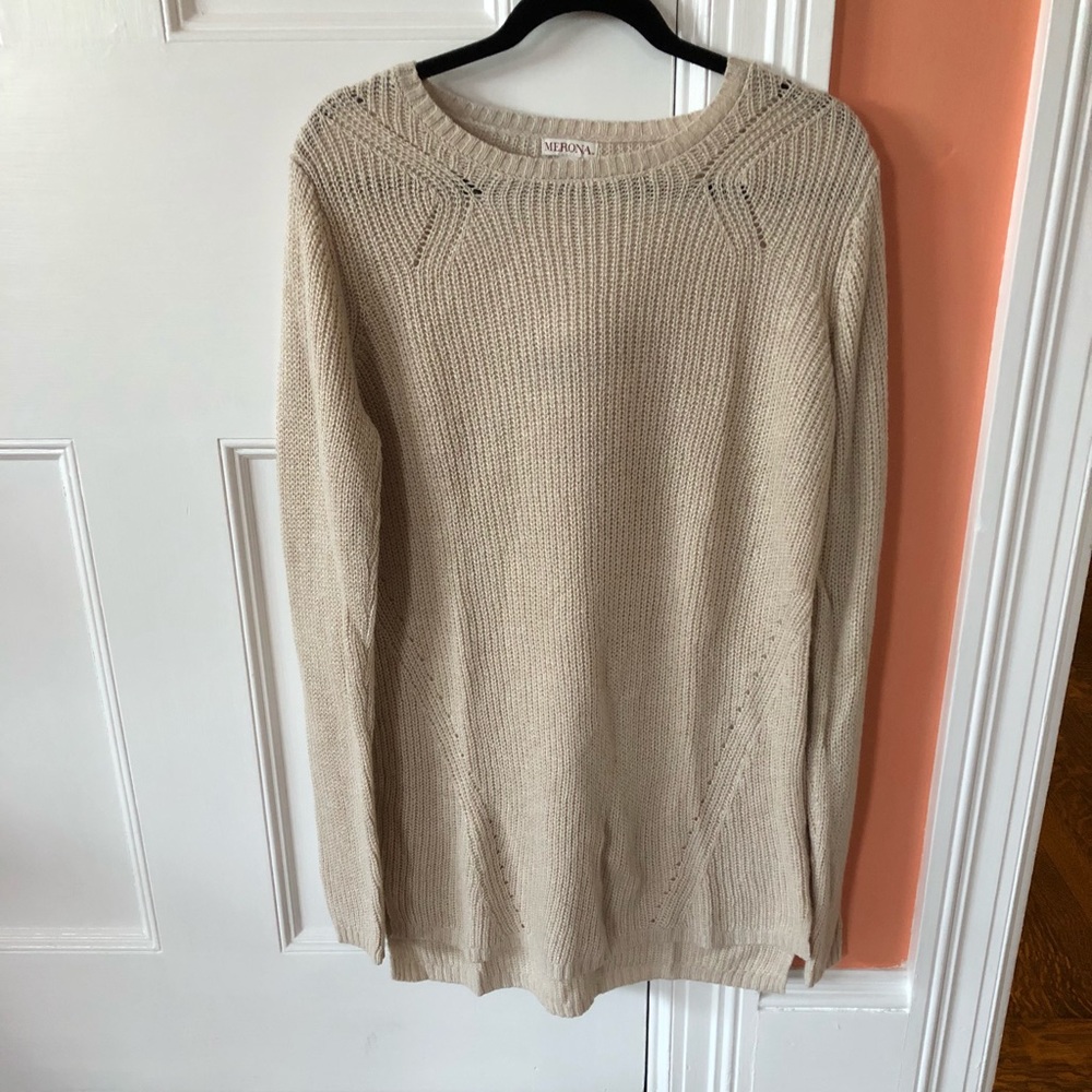 Women’s Cream Sweater Dress
